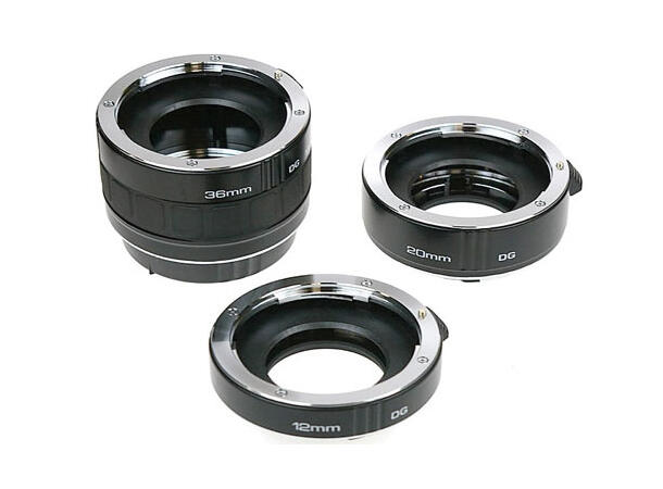 Kenko DG Teleplus Mellomringsett Nikon For Nikon,  sett med 12/20/36mm ringer